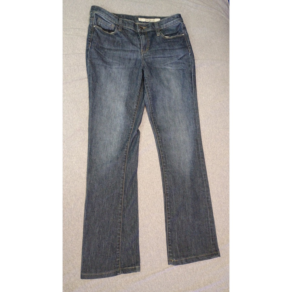 DKNY Jeans Womens Size 6 Dark Wash Straight Leg Denim Blue Jeans Mid Rise